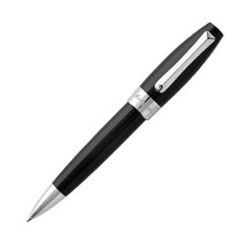 FOR-07 BOLIGRAFO RESINA NEGRA PLATINO